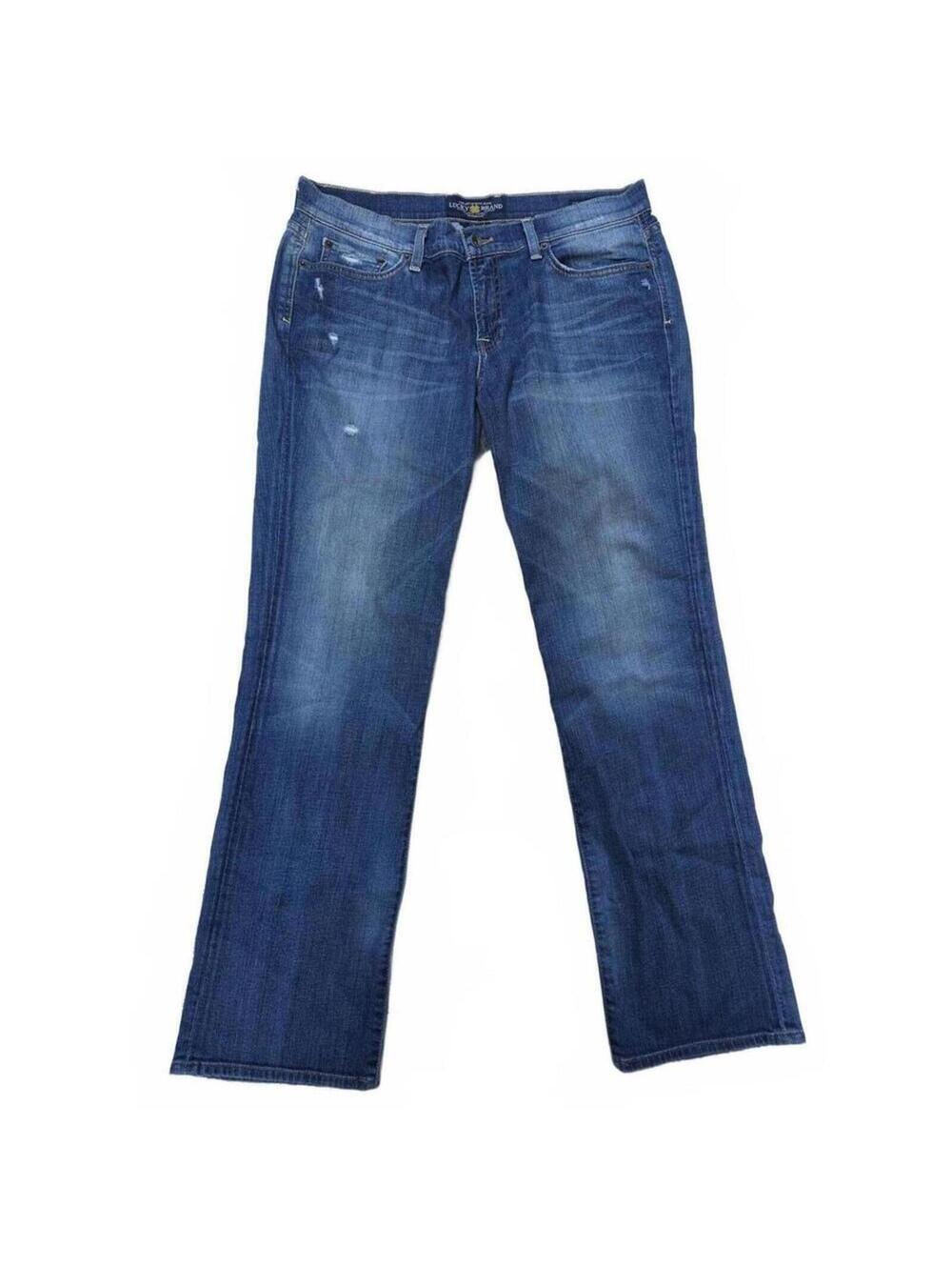 Lucky Brand Classic Rider Women's Jeans Size 14 Med Wash Bootleg